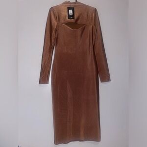 Brown Dress .
